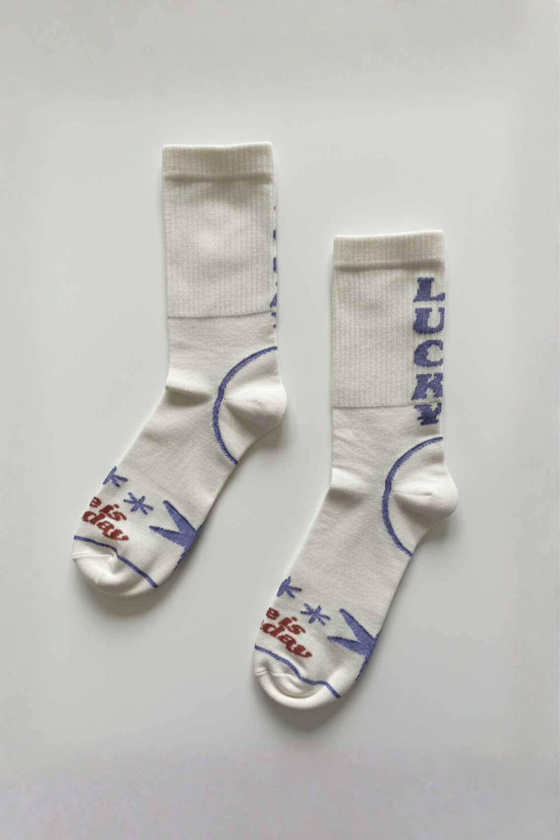 LUCKY WHITE SOCKS