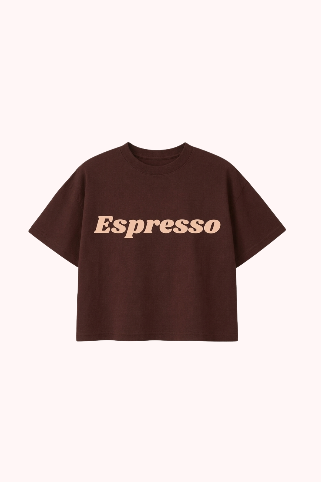 Boxy Espresso Brown T-Shirt