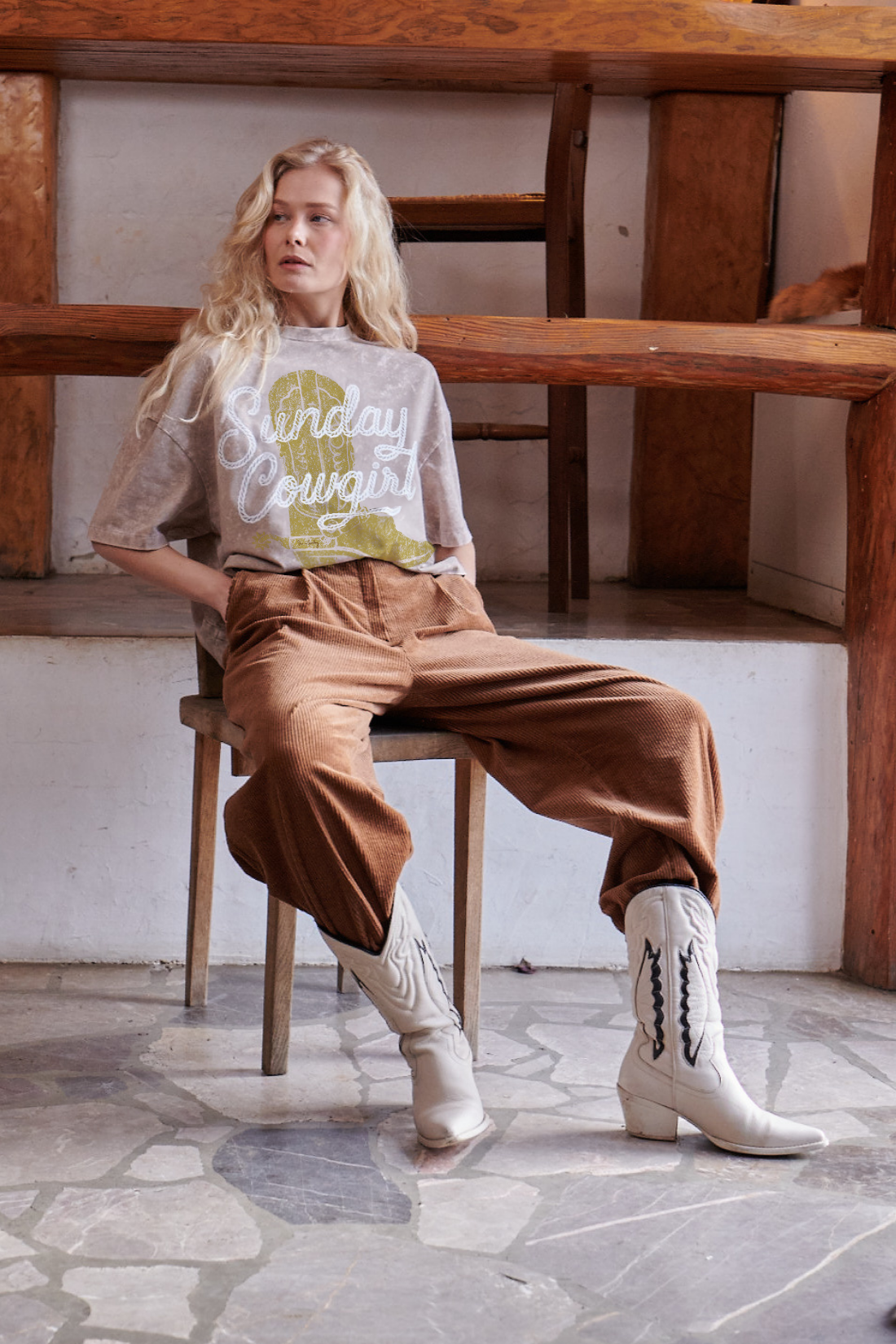 T-shirt Texas Beige