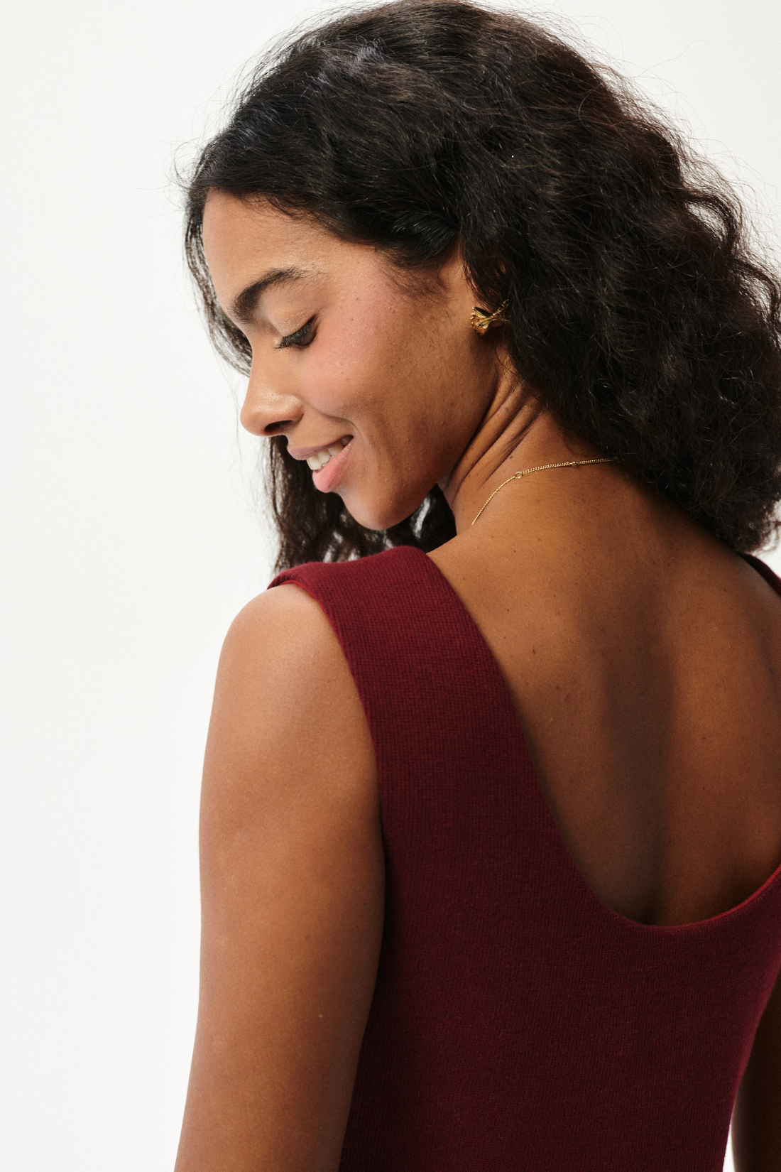 ASPEN DRESS BORDEAUX