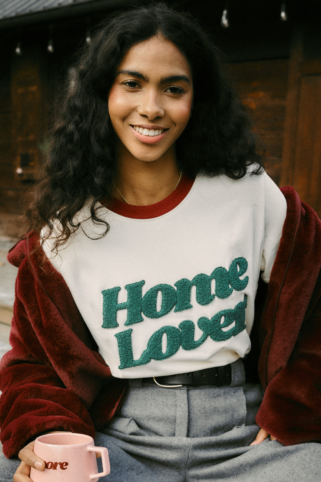 Home Lover Cream T-shirt