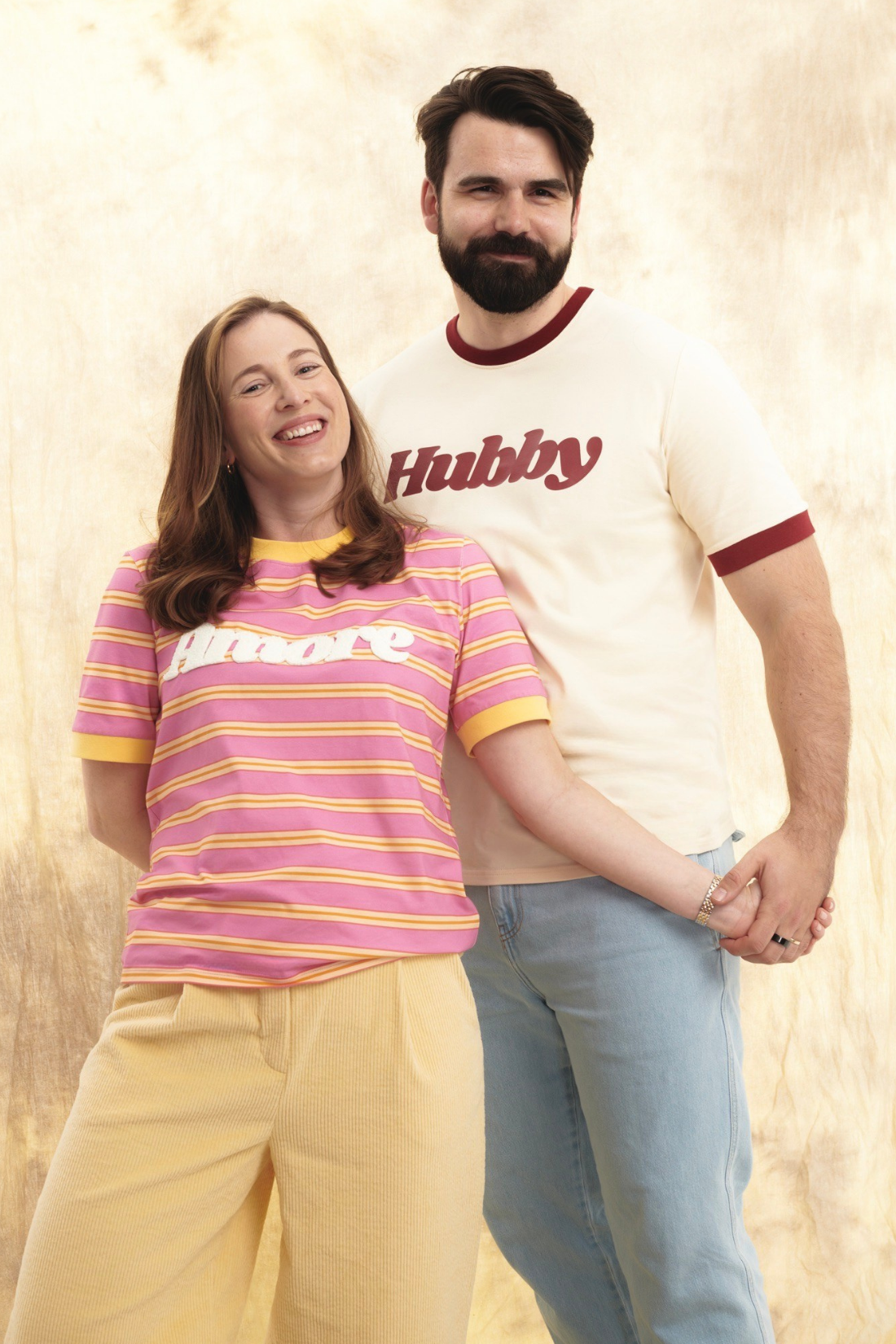 AMORE W STRIPED T-SHIRT