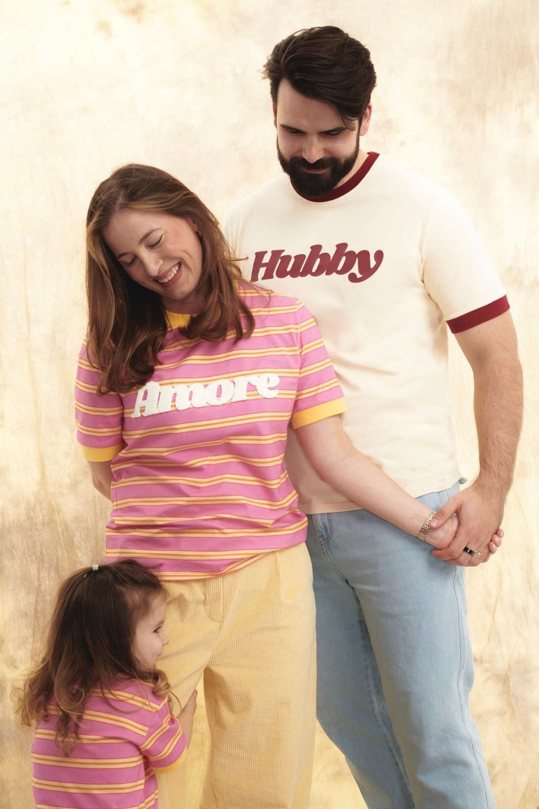 AMORE W STRIPED T-SHIRT