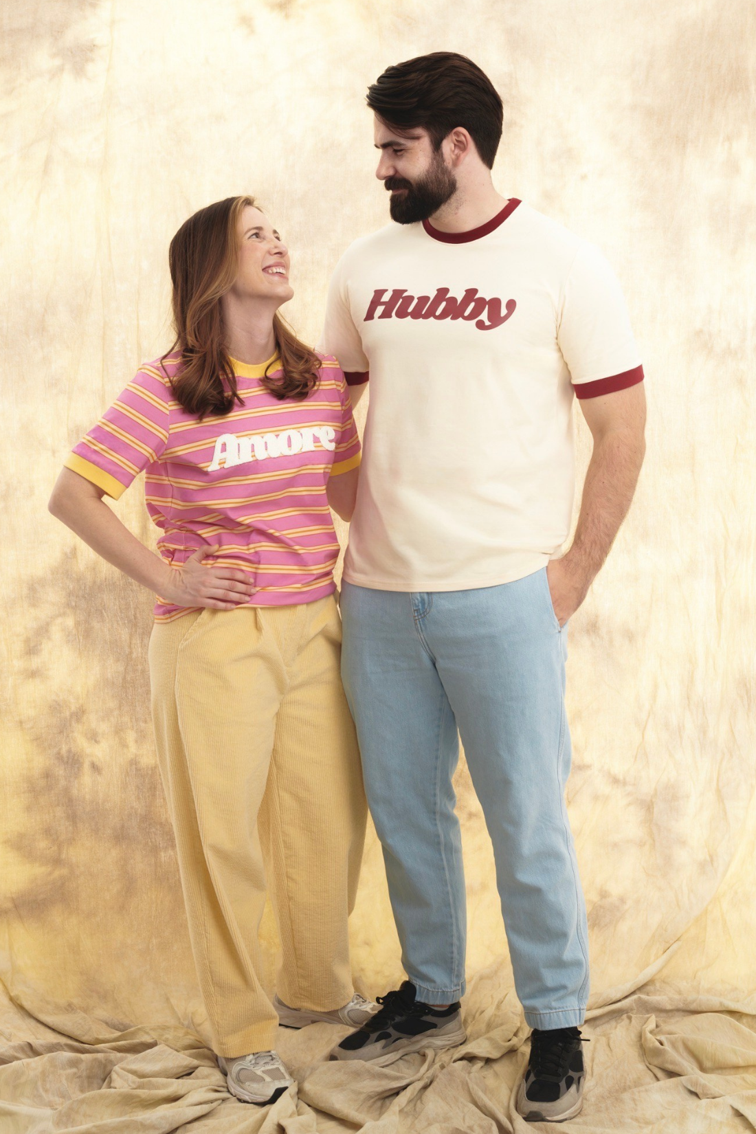AMORE W STRIPED T-SHIRT
