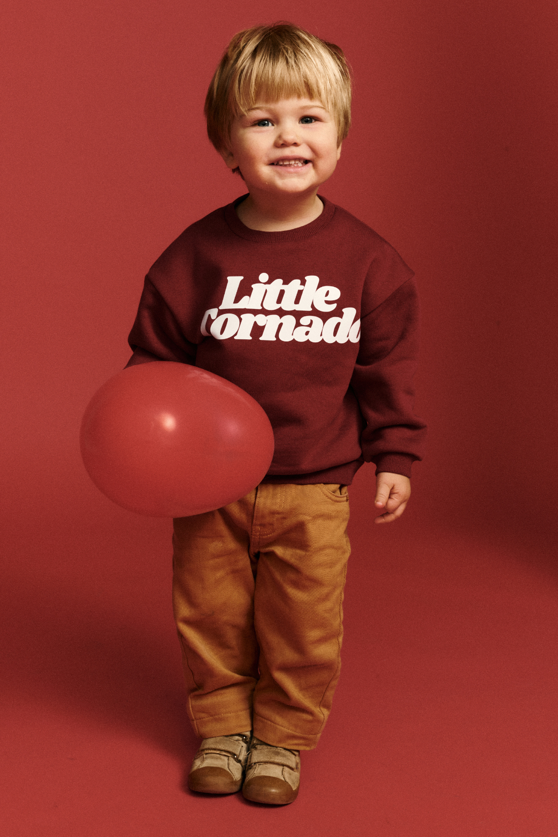 MINI TORNADO SWEATSHIRT BORDEAUX