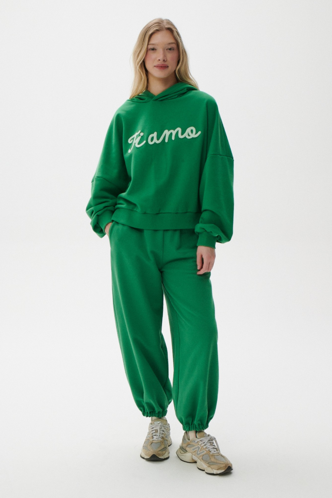 TI AMO GREEN SWEATSHIRT