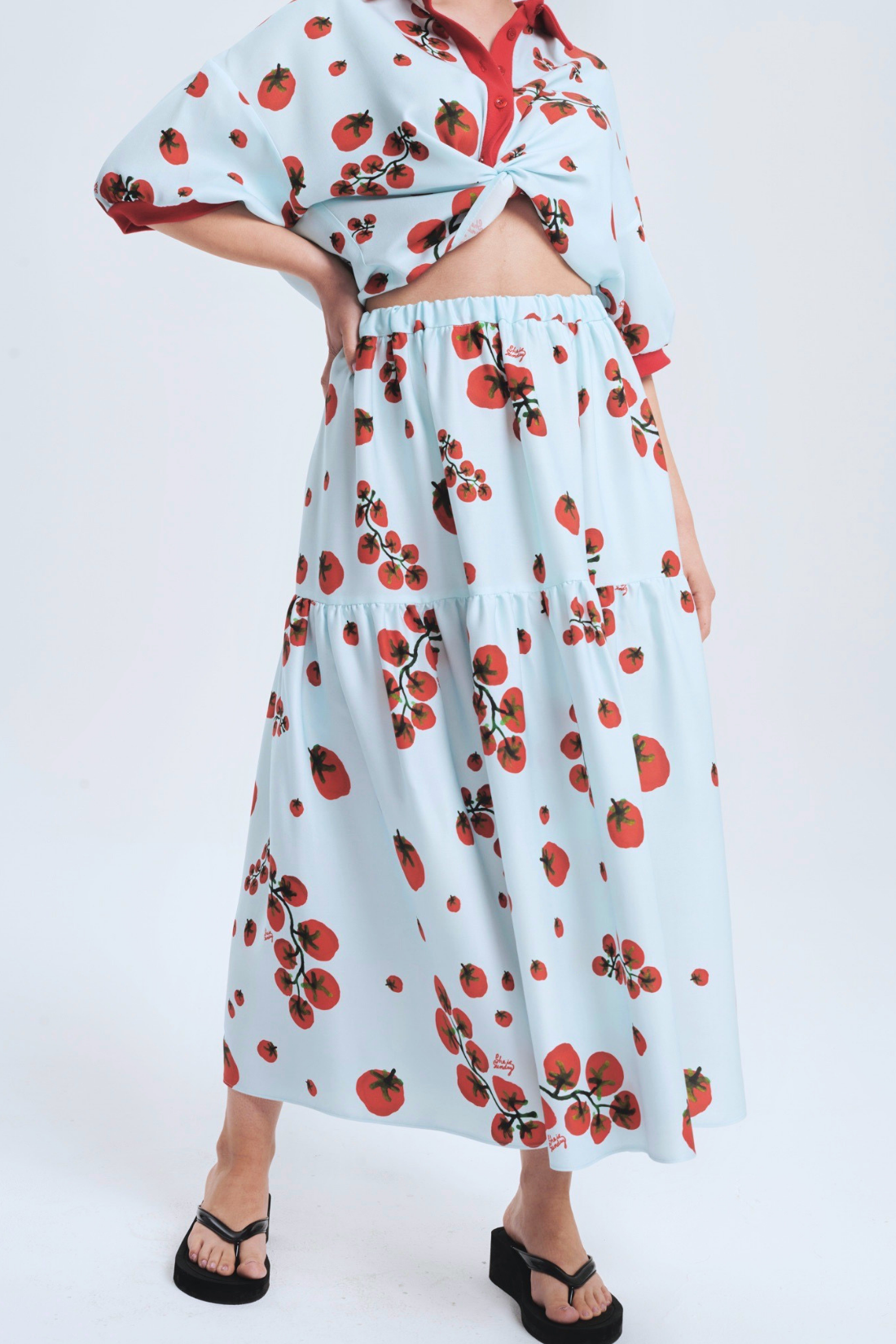 FUEGO RED SKIRT