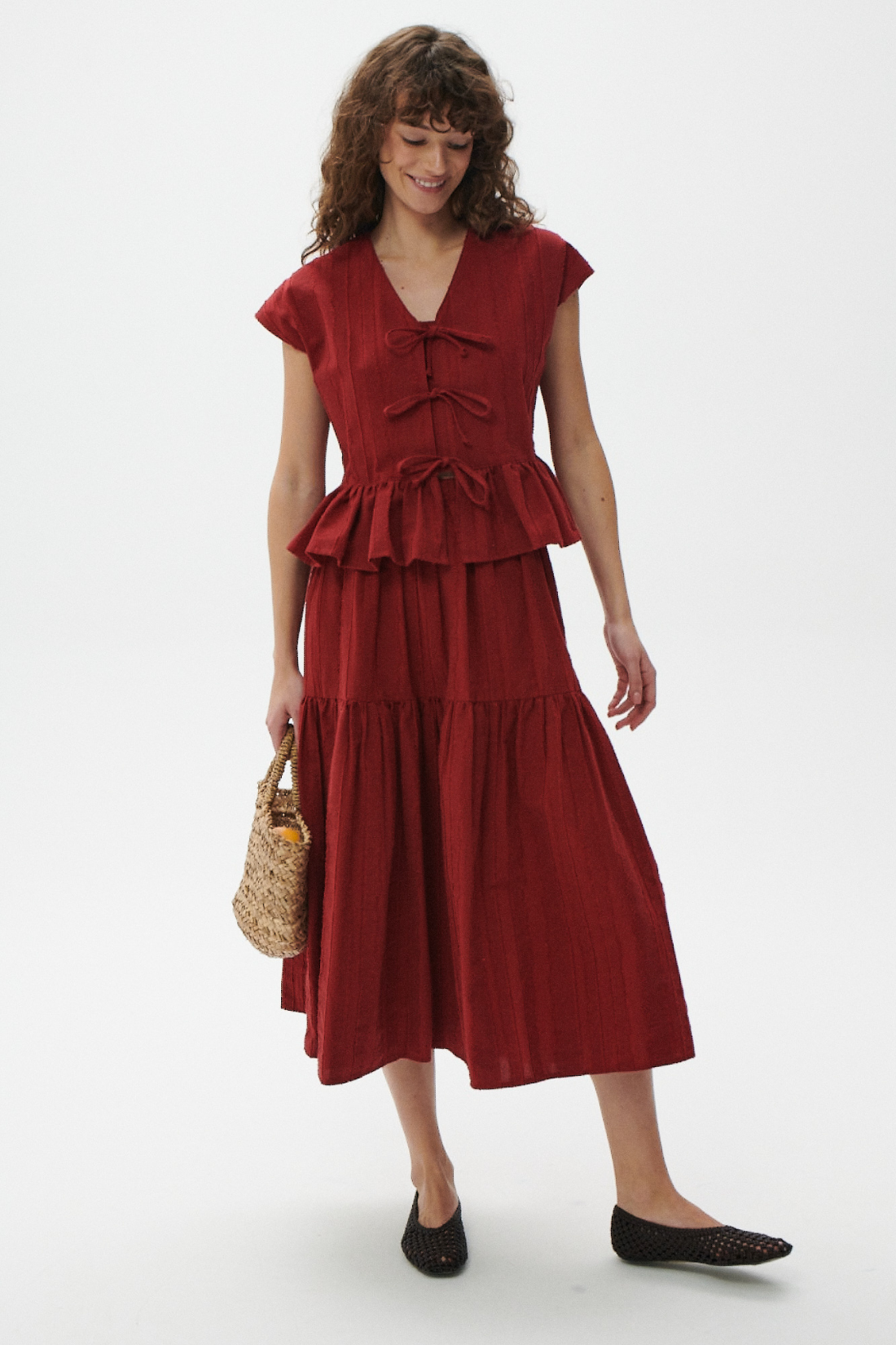 FUEGO RED SKIRT