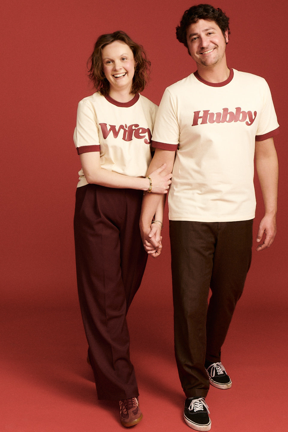 Husband Burgundy T-Shirt - Men