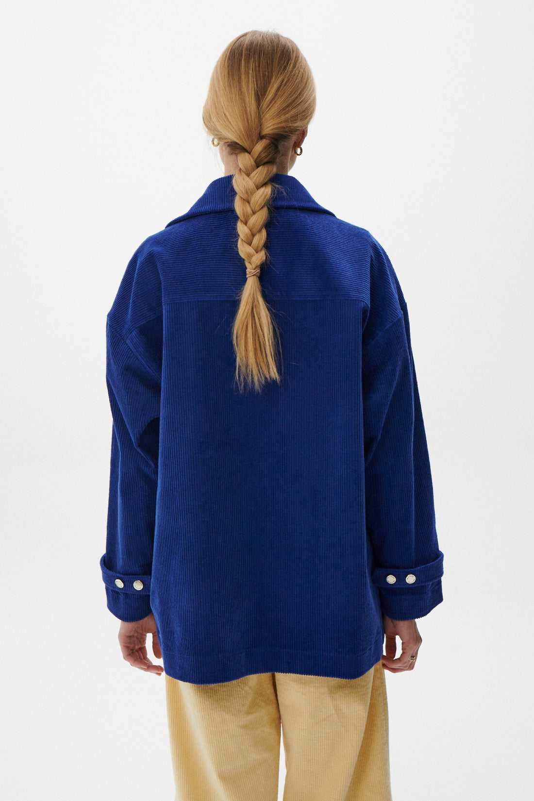 NORDIC CORDUROY JACKET COBALT BLUE