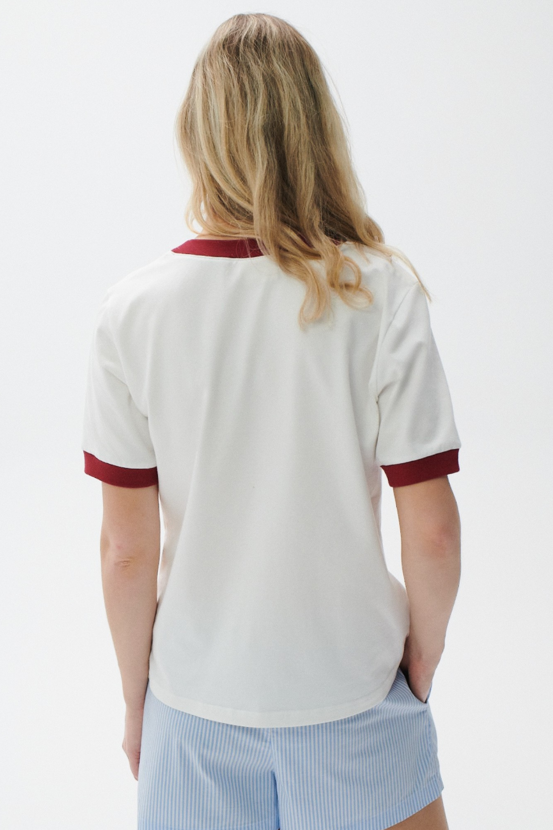 CIAO V-NECK T-SHIRT WHITE