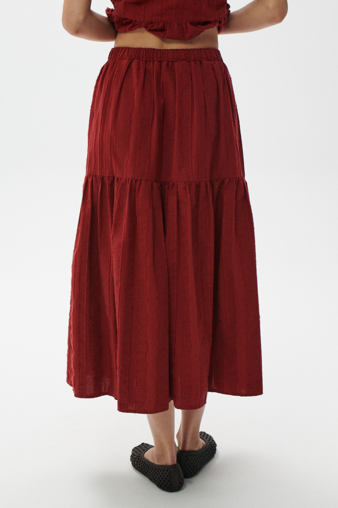 FUEGO RED SKIRT
