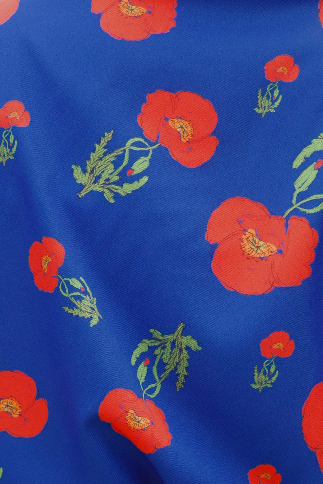 KIMONO AMAPOLAS KOBALTOWE