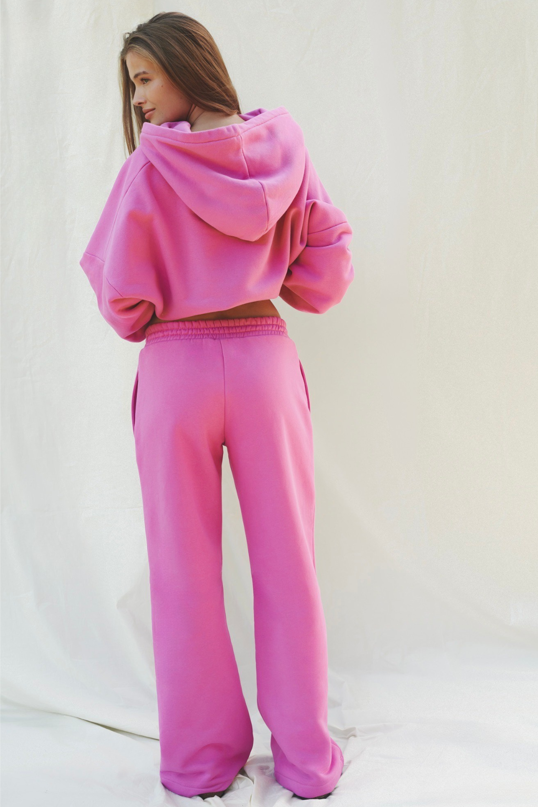 HOODIE PIZZA PASTA GELATO PINK