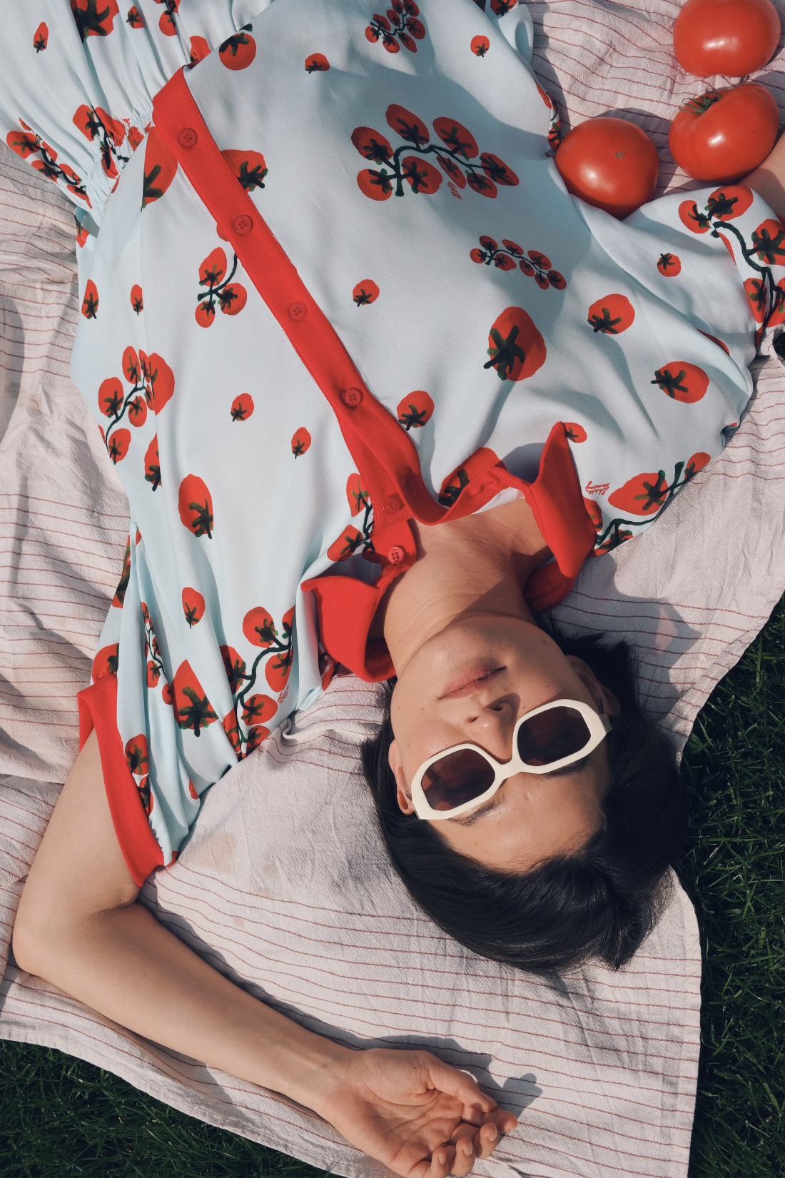 ESPERANZA RASPBERRY LINEN SHIRT