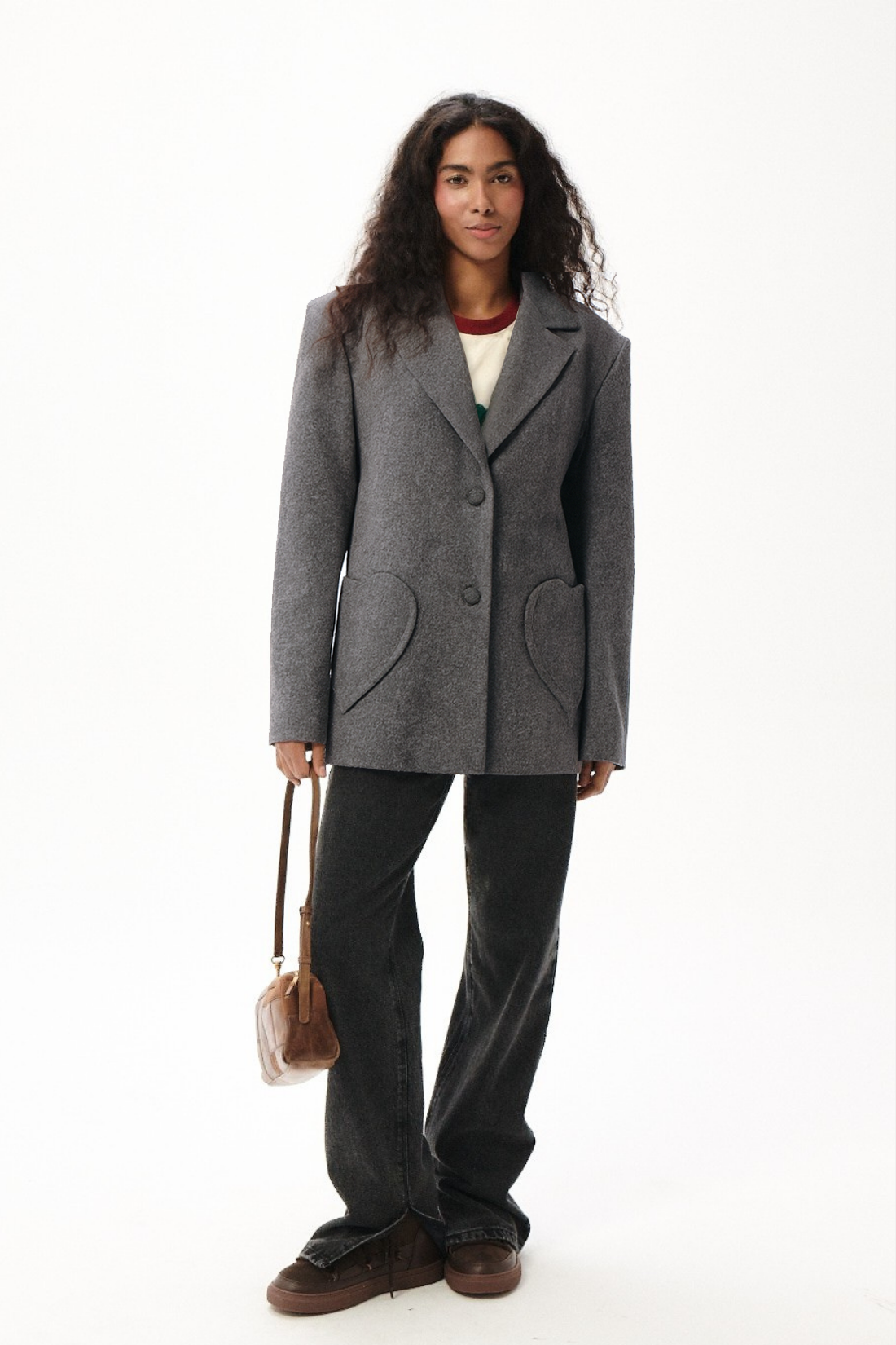 ADORE Gray Wool Blazer