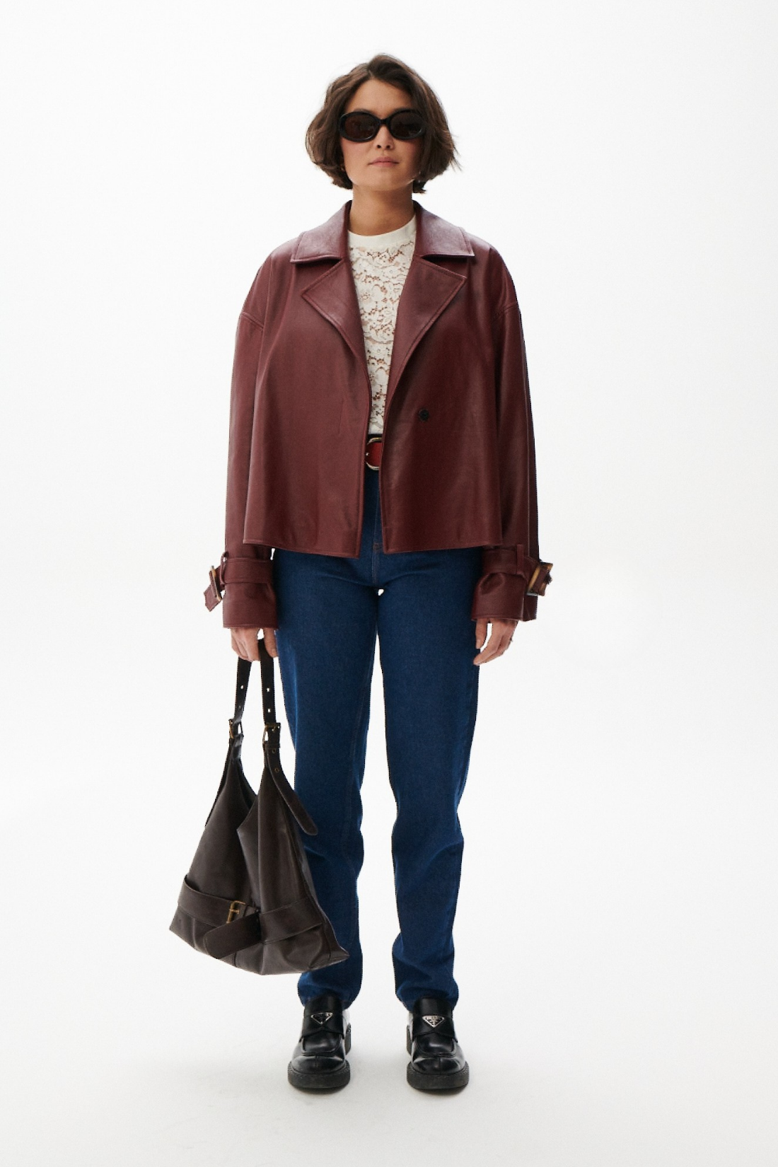 FINESSE RED LEATHER JACKET