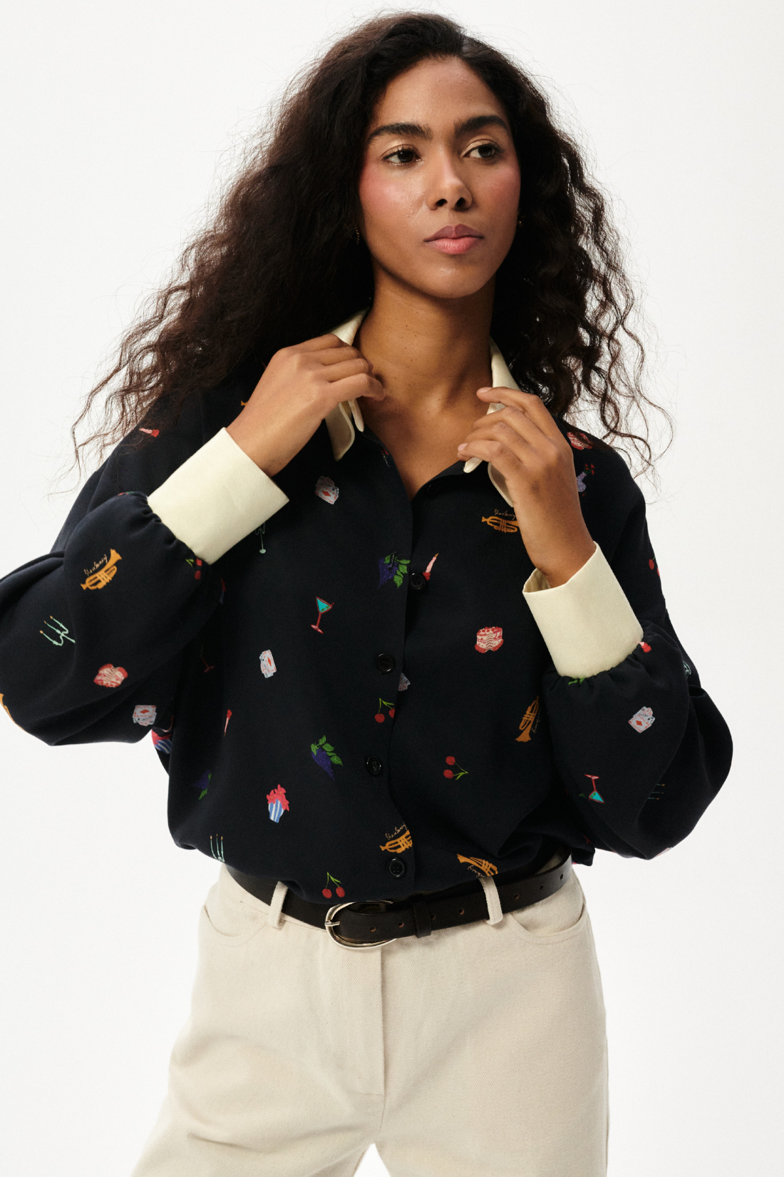 BLACK PARTY SHIRT