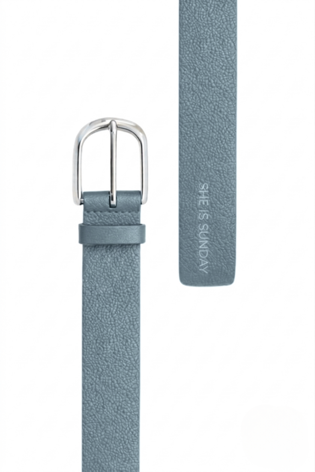 LAGUNA BLUE LEATHER BELT