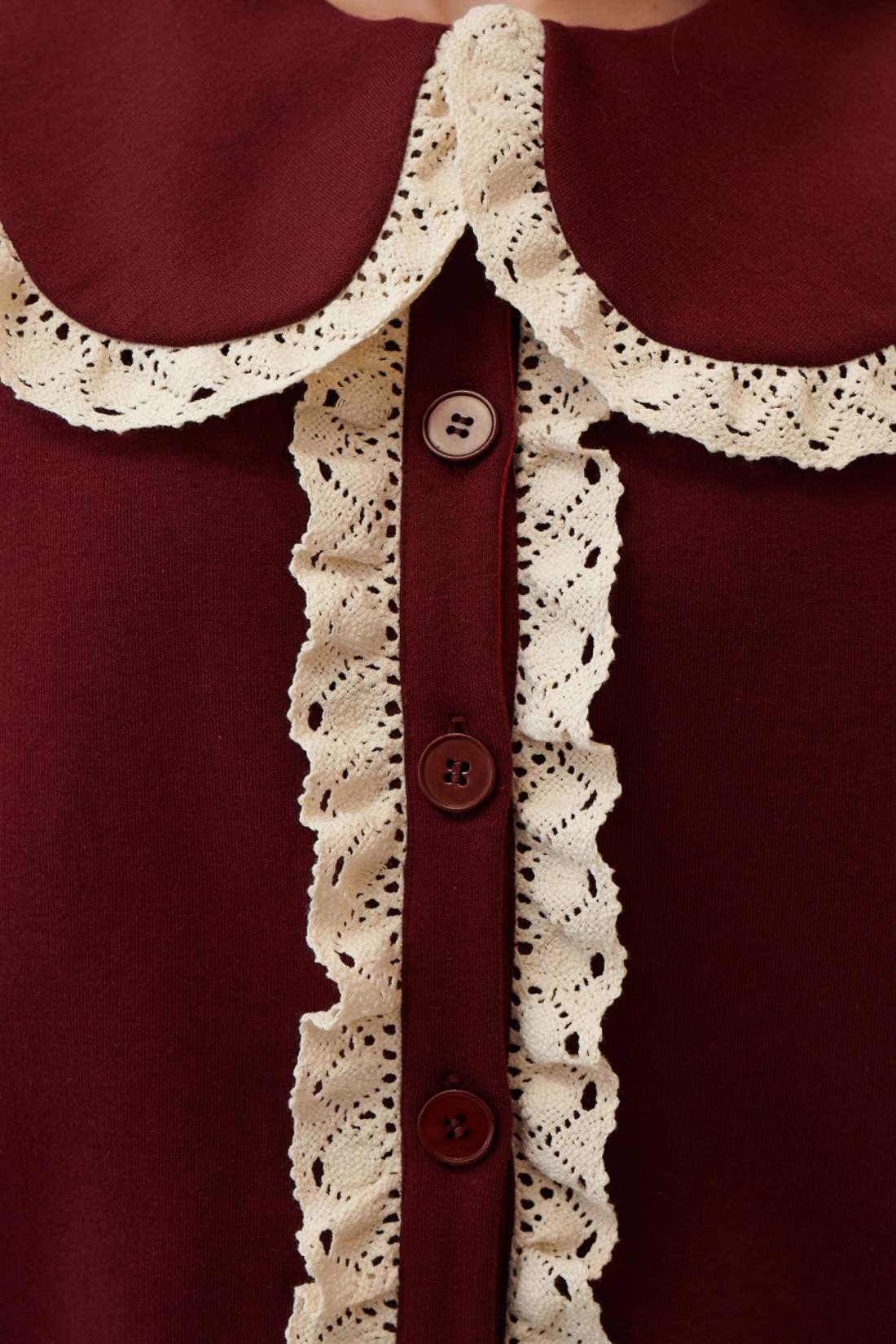 NOELLE CARDIGAN BURGUNDY