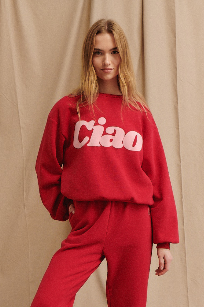 HOODIE HELLO RED