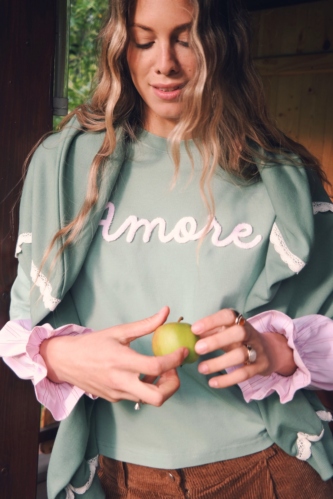 LONGSLEEVE AMORE ZIELONY