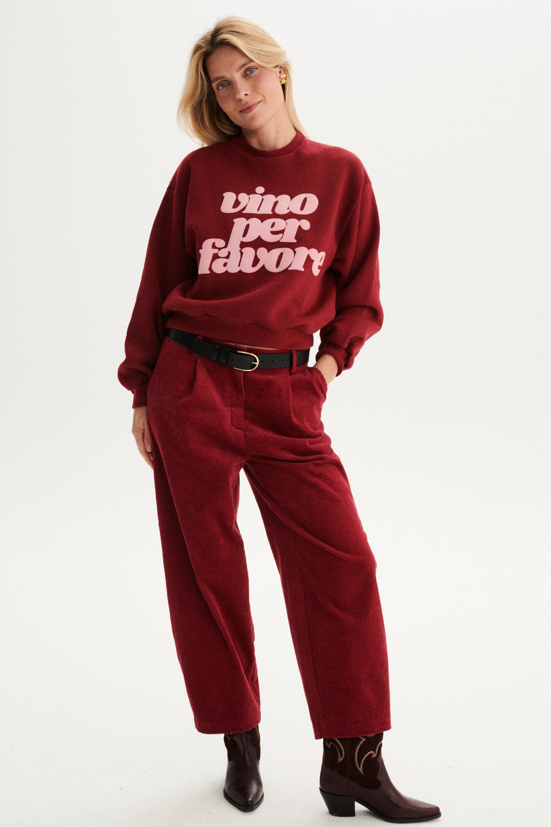 SELVAGGIA RASPBERRY PANTS