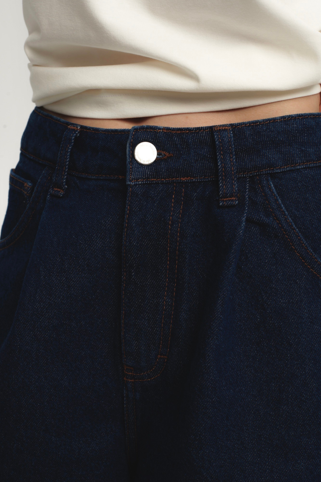 ELARA DARK BLUE DENIM SHORTS