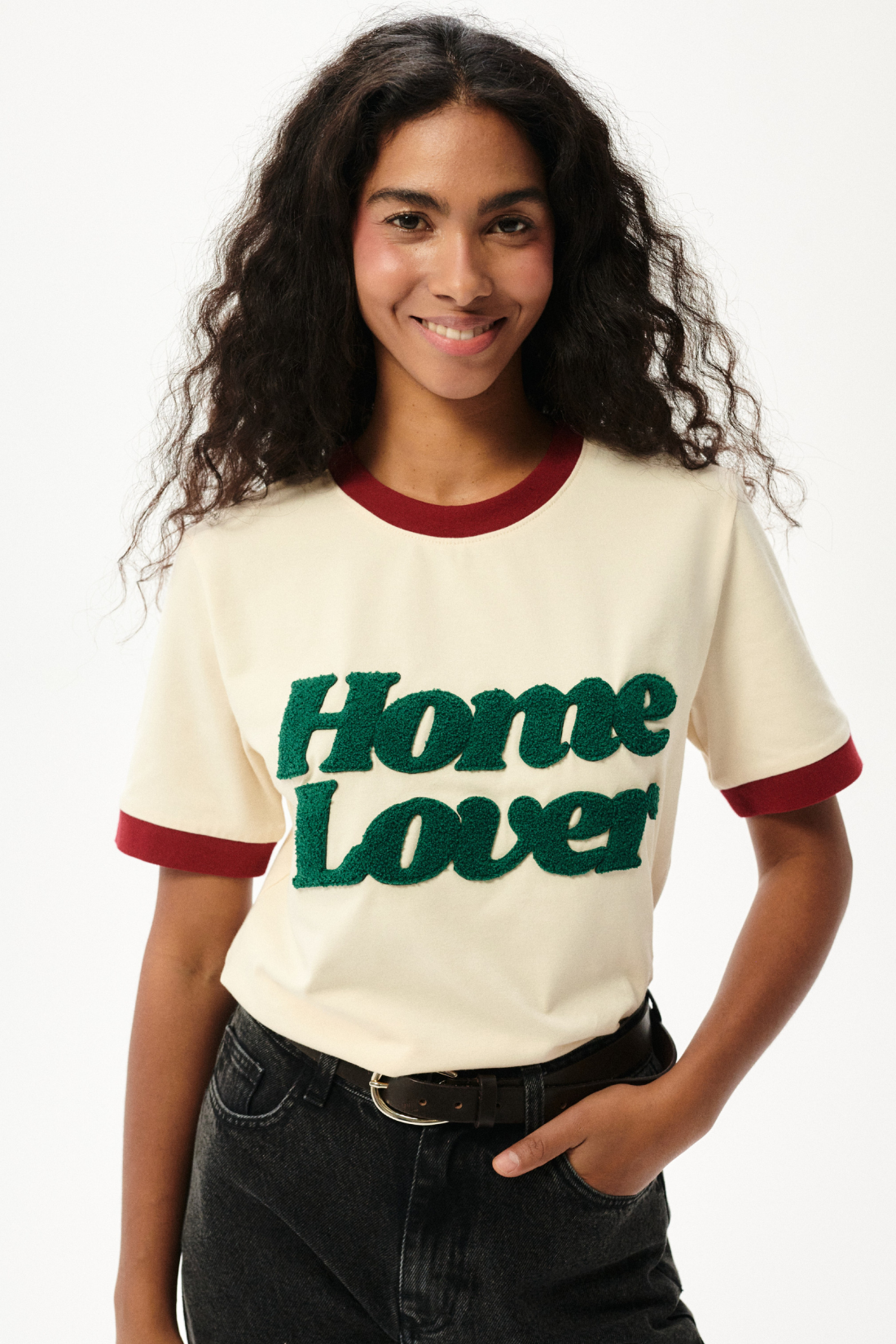 Home Lover Cream T-shirt