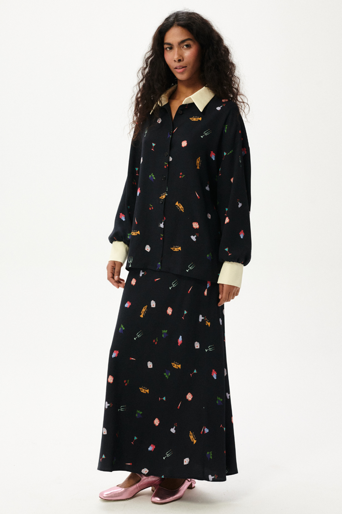 BLACK PARTY SHIRT