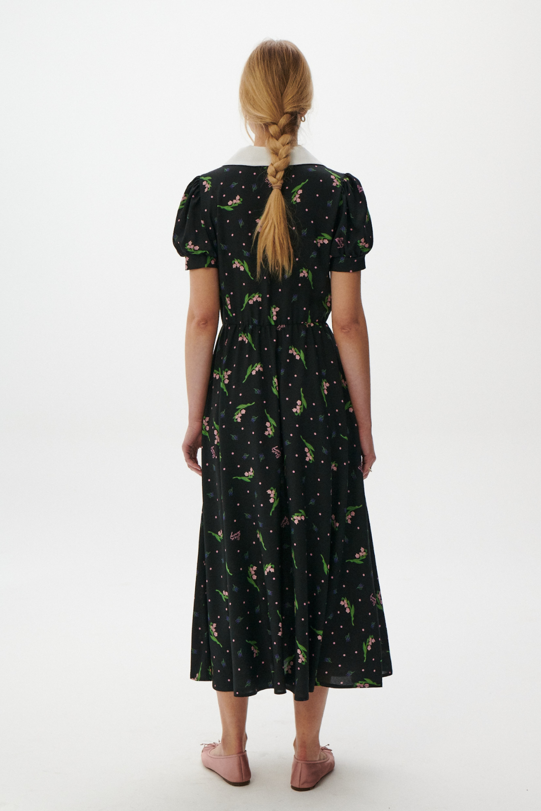 BELLARIA DRESS BLACK PRINT