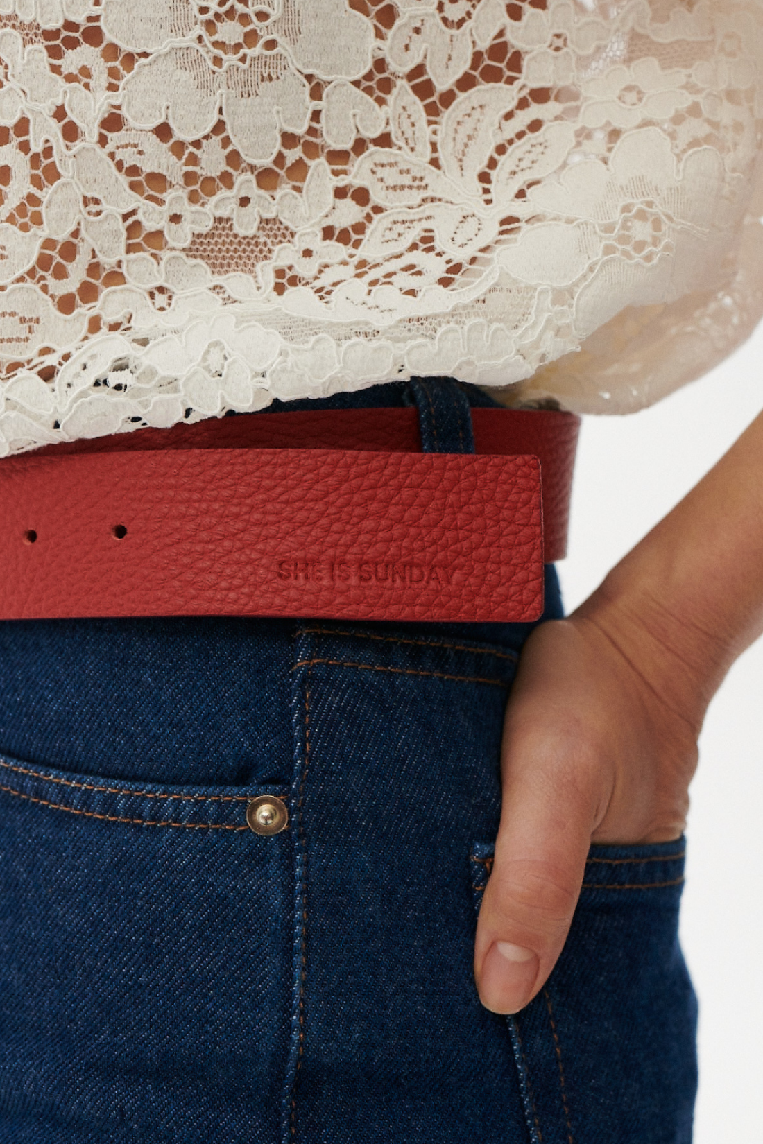FARO Leather Belt