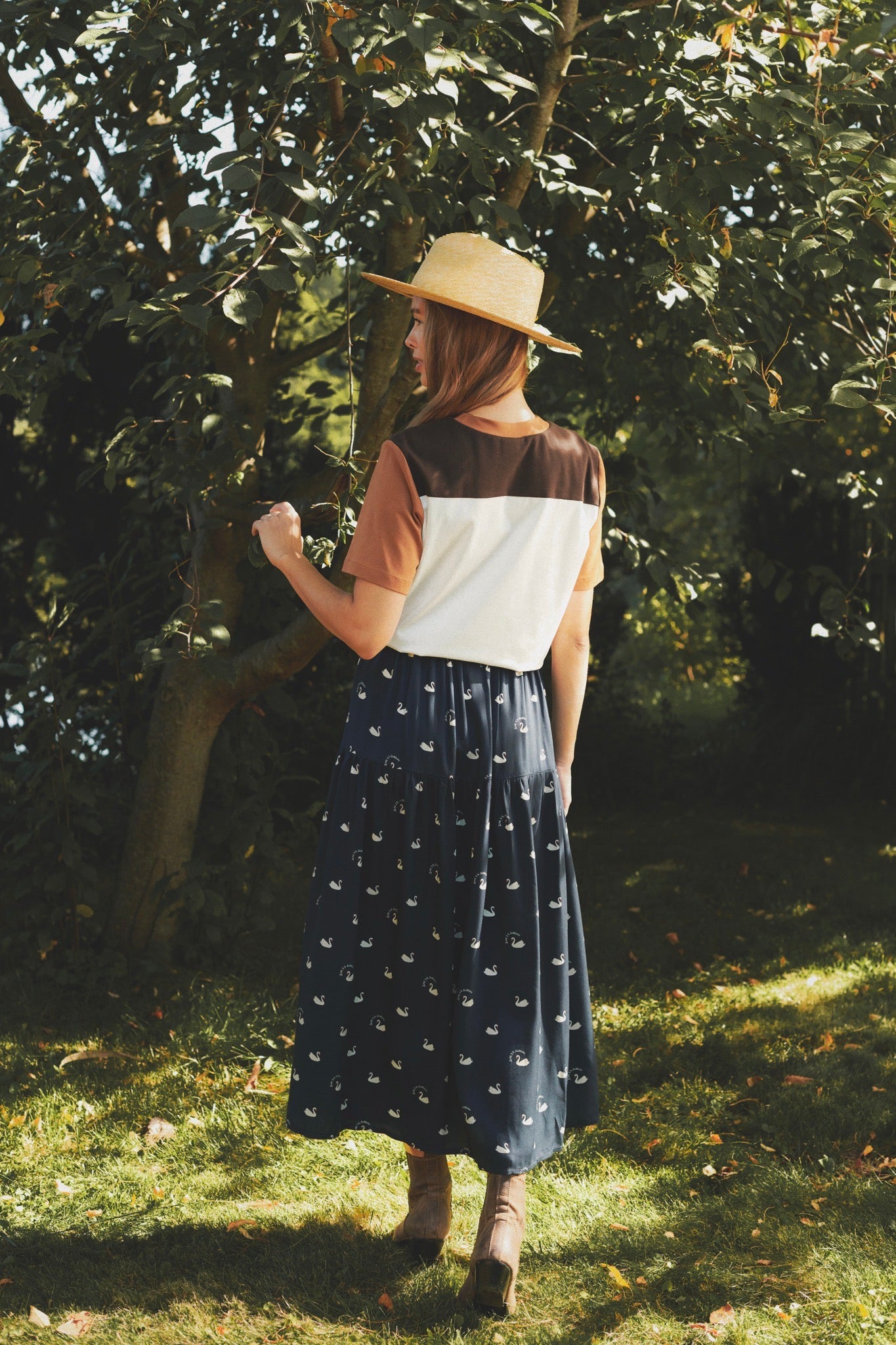 SELVA CIGNO BLUE SKIRT