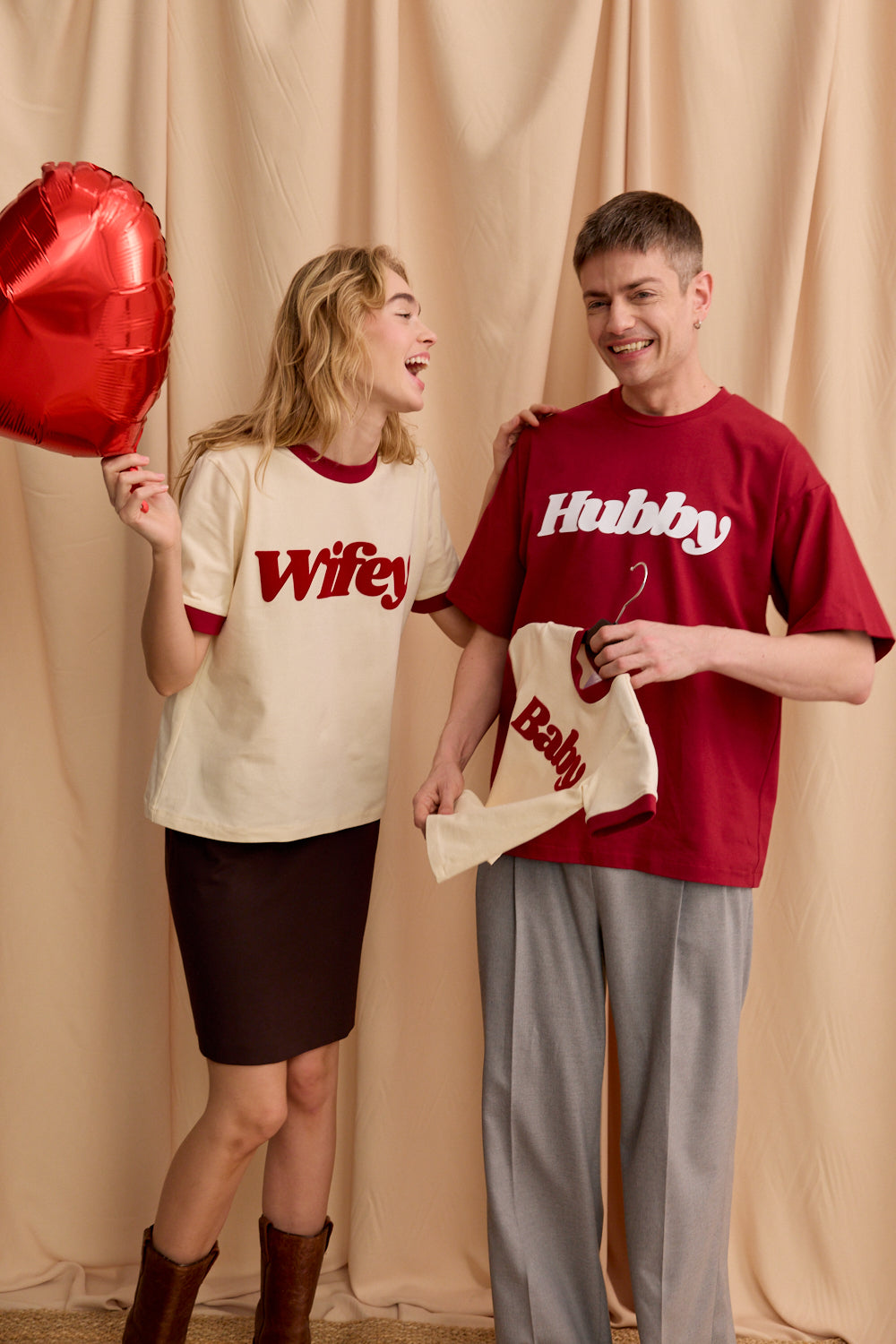 WIFEY BORDEAUX T-SHIRT
