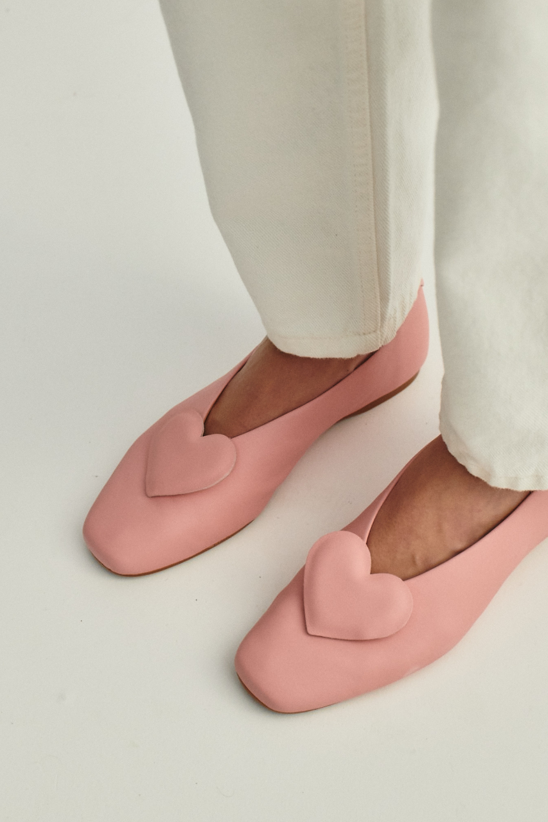 PINK AMOR BALLET FLATS