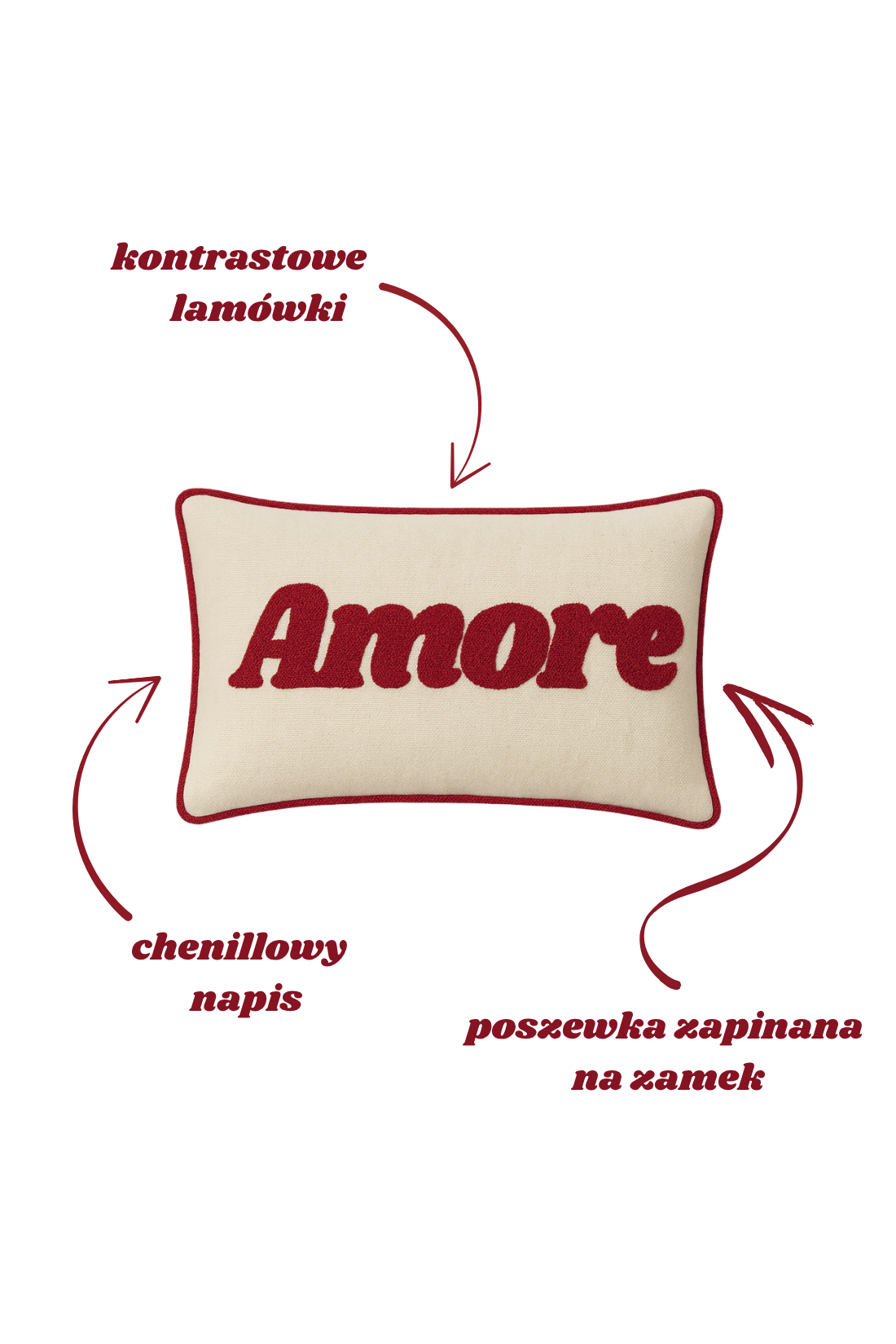 AMORE CREAM PILLOW