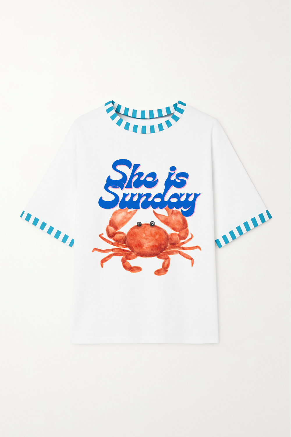 WHITE CRAB T-SHIRT - MEN