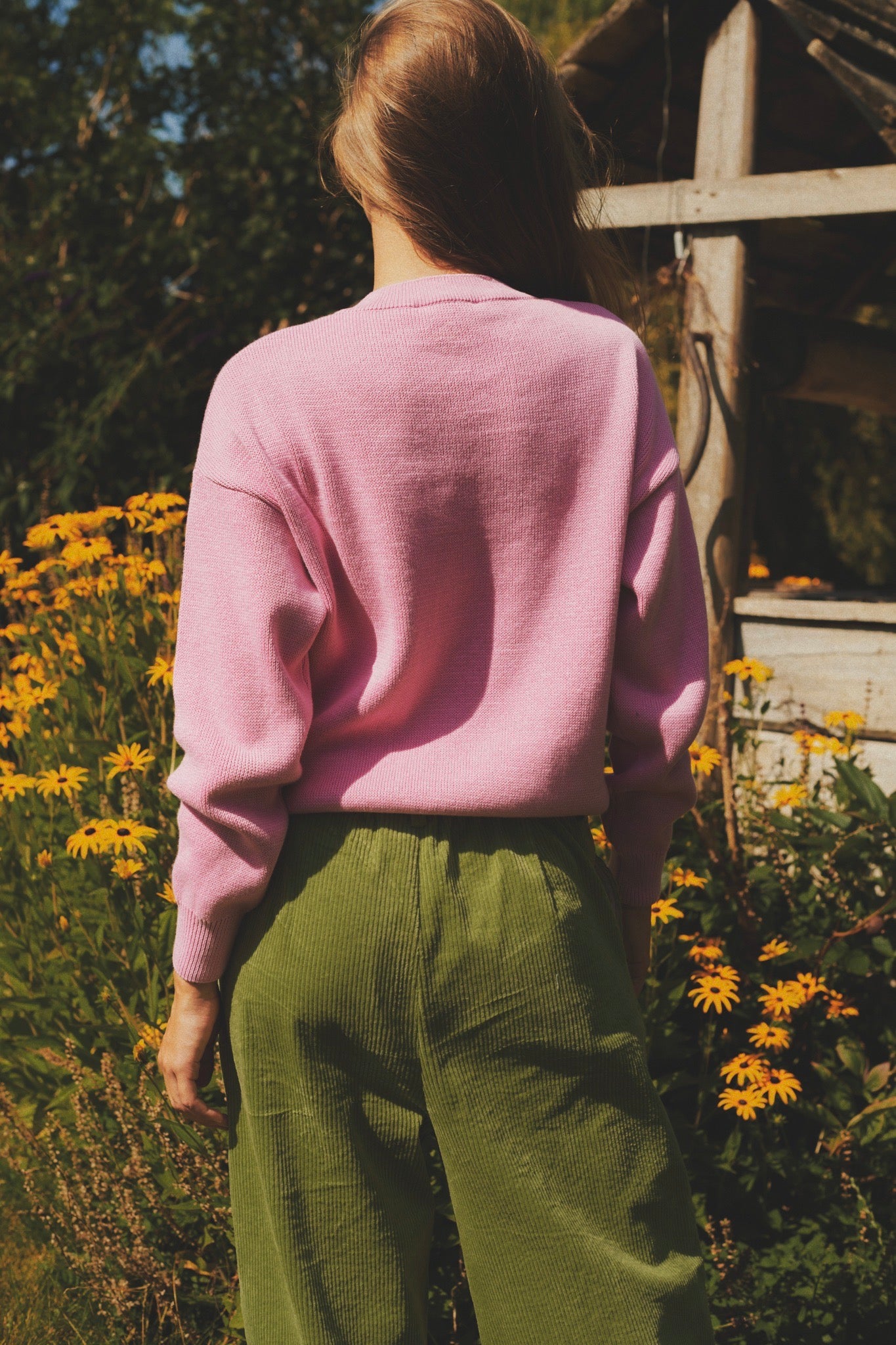 SADIE PINK SWEATER MADE OF ORGANIC COTTON