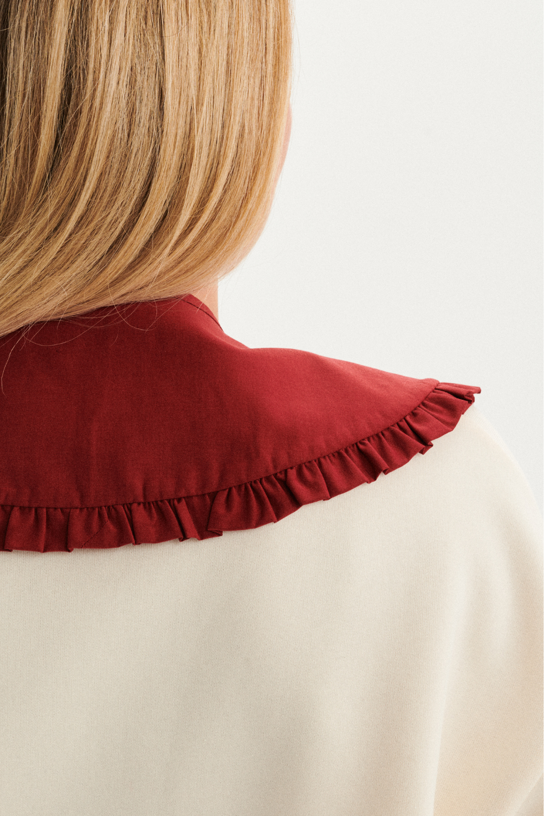 BLUZA COLLETTO ECRU