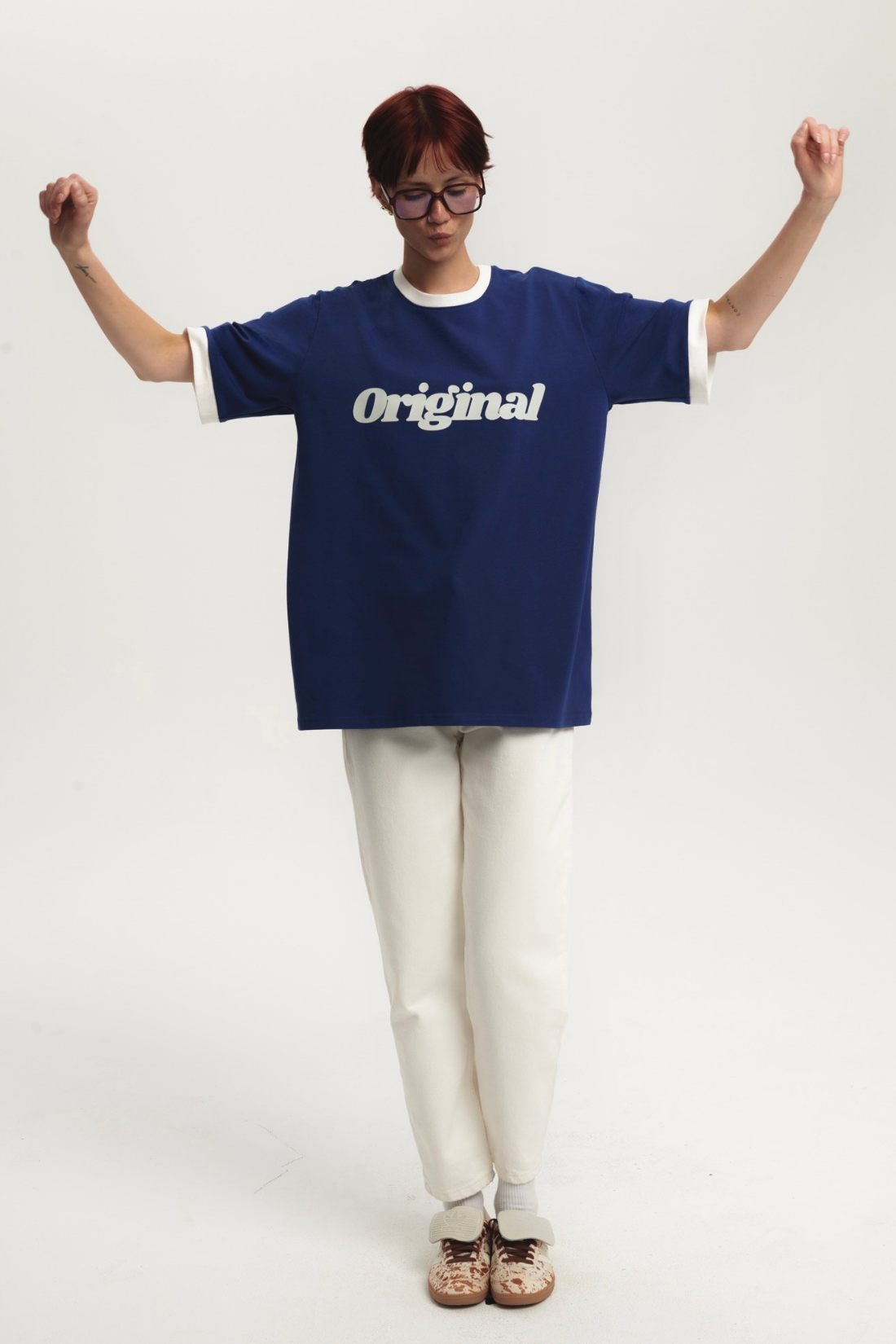T-SHIRT ORIGINAL GRANATOWY