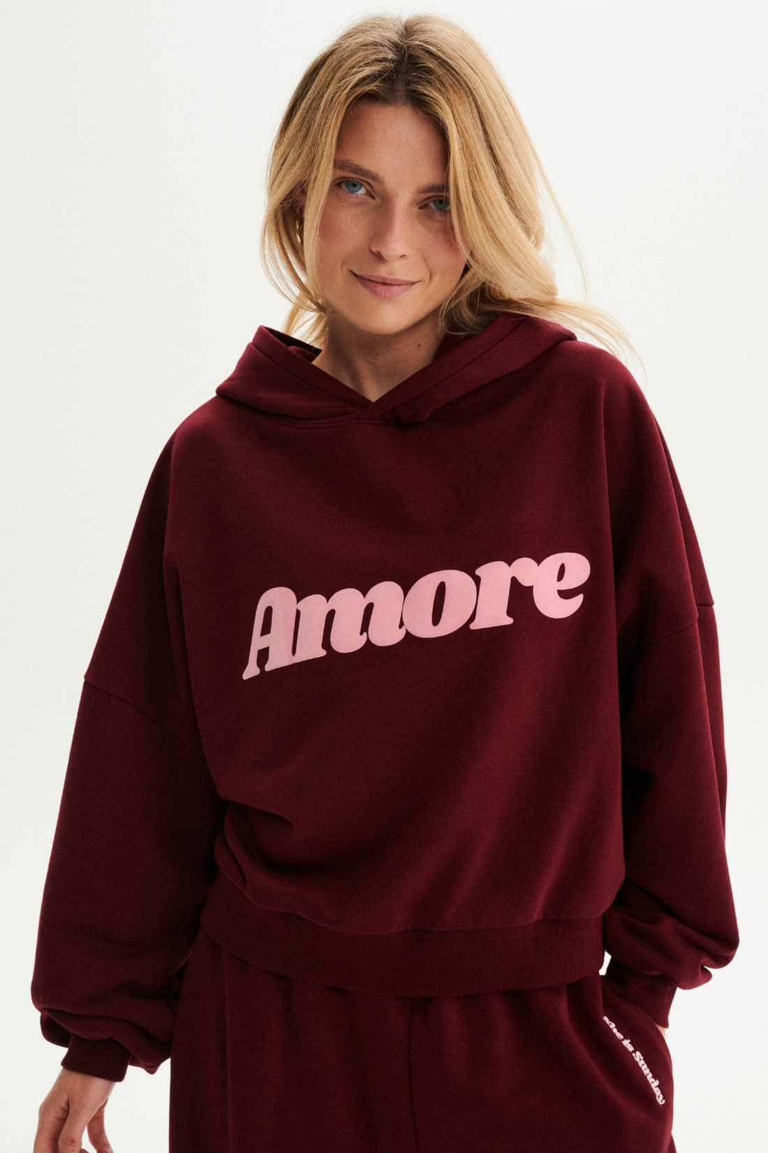 AMORE MAROON SWEATSHIRT