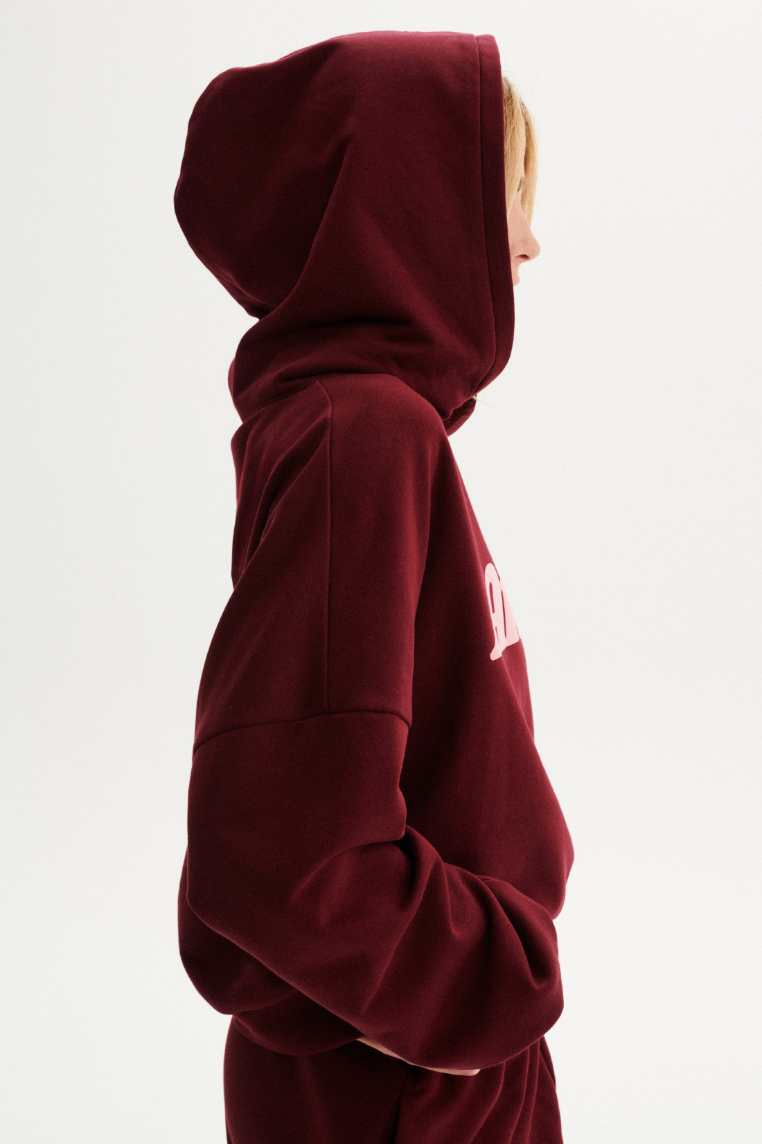 BLUZA AMORE BORDOWA
