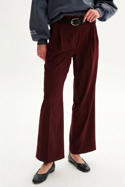 Burgundy Pants Pantaloni