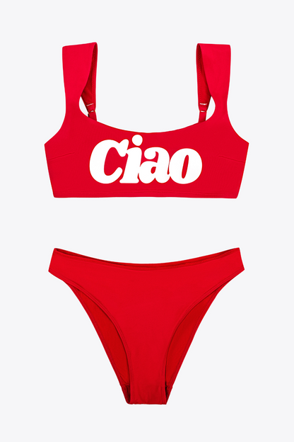 BIKINI BOTTOM HELLO RED