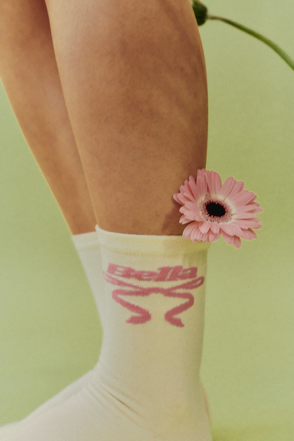 SOCKS BOW PINK