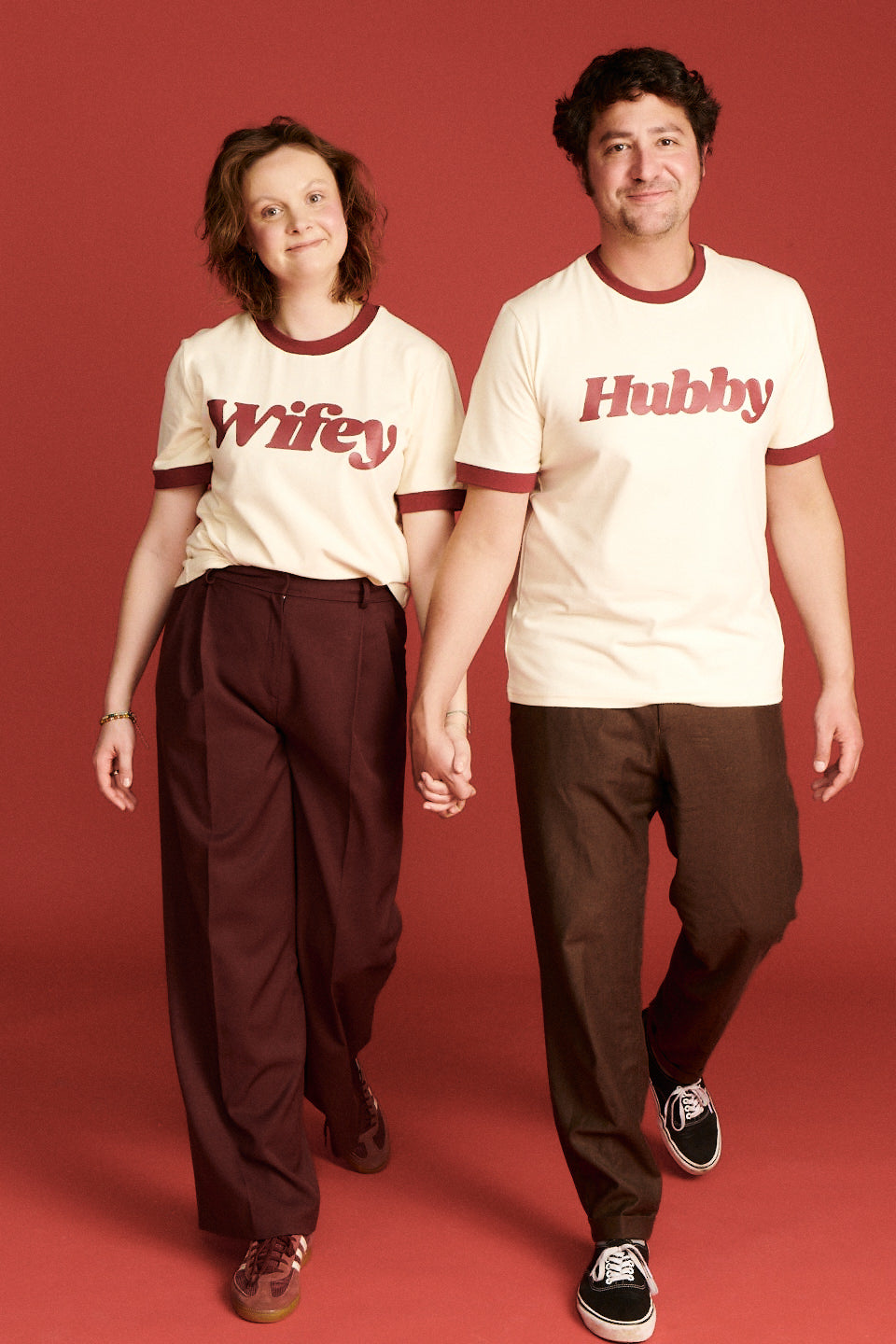 Husband Burgundy T-Shirt - Men