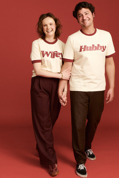 Husband Burgundy T-Shirt - Men