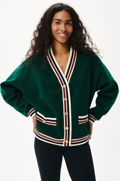 Green Poppy Cardigan