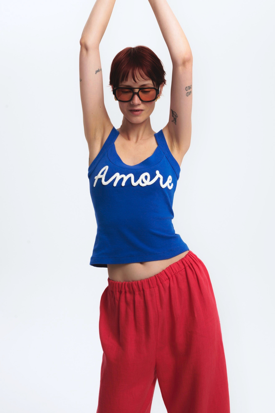 TOP AMORE PINK WITH STRAPS