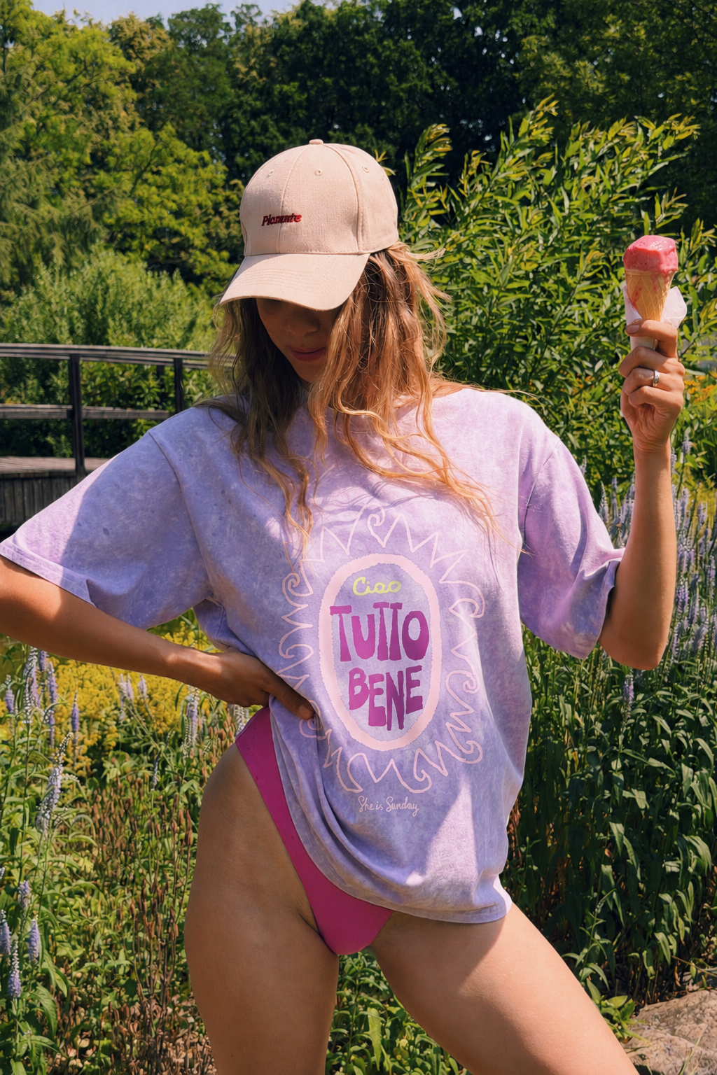 T-SHIRT TUTTO BENE LILIOWY VINTAGE